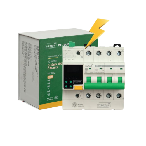 Thiết bị chống sốc điện cách ly 3 pha TTE-SAFE 63A
