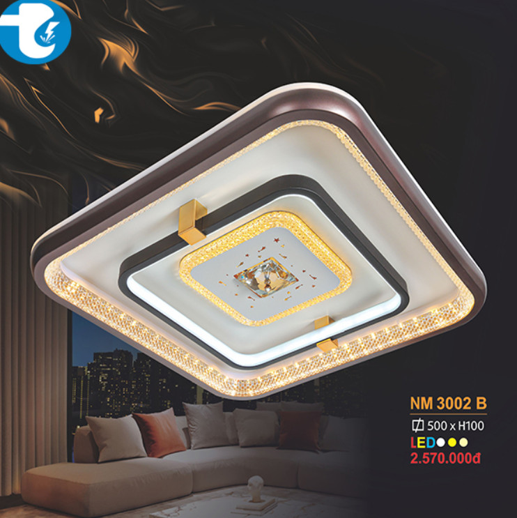 Đèn Mâm Led Nam Long Netviet Nm 3002b