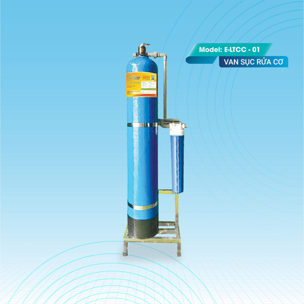 Máy lọc tổng sinh hoạt 1 cột composite van tay