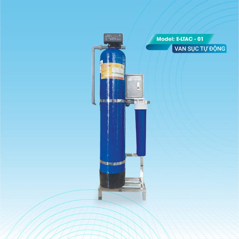 Máy lọc tổng sinh hoạt 1 cột composite van tự động