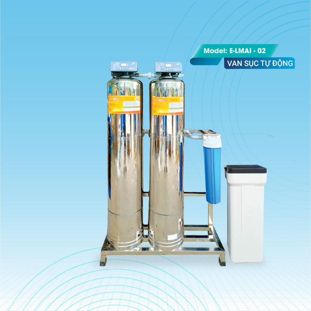 Máy lọc tổng sinh hoạt 2 cột van tự động E-LMAI-02