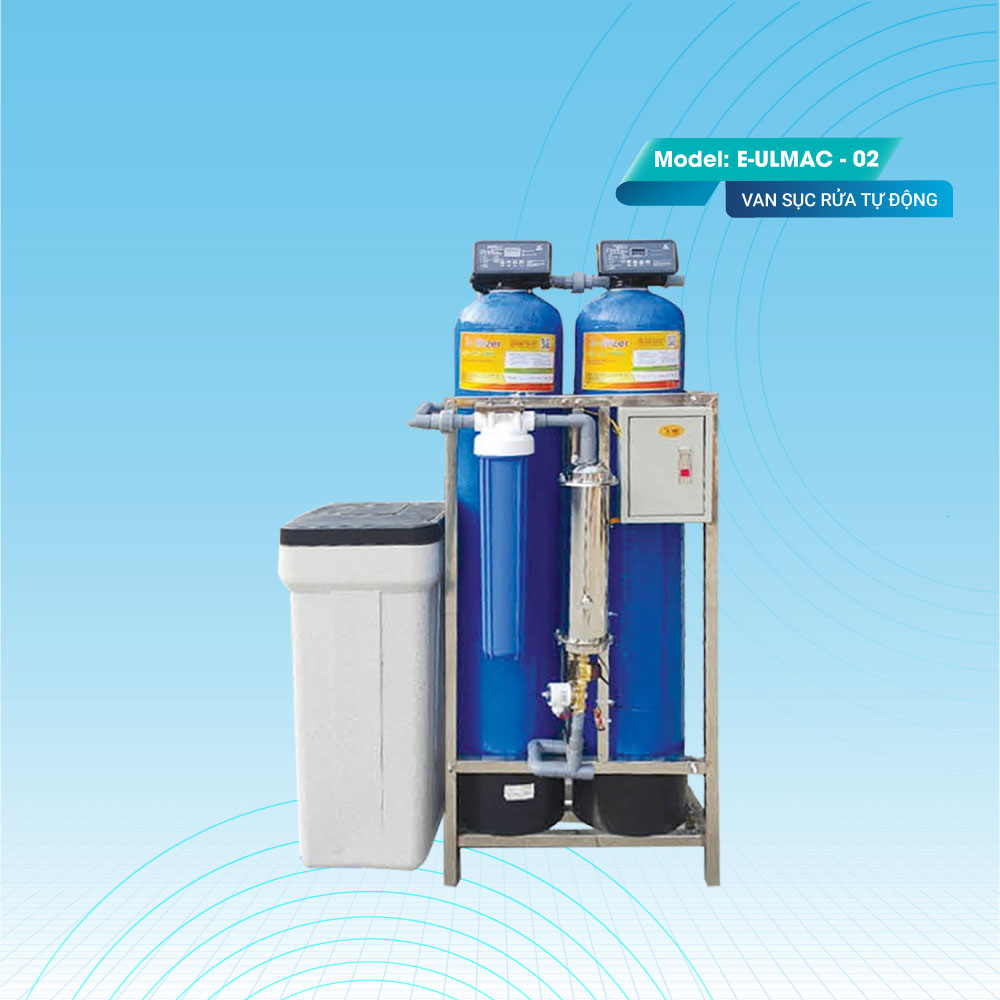Máy lọc tổng sinh hoạt 2 cột van tự động E-ULMAC-02
