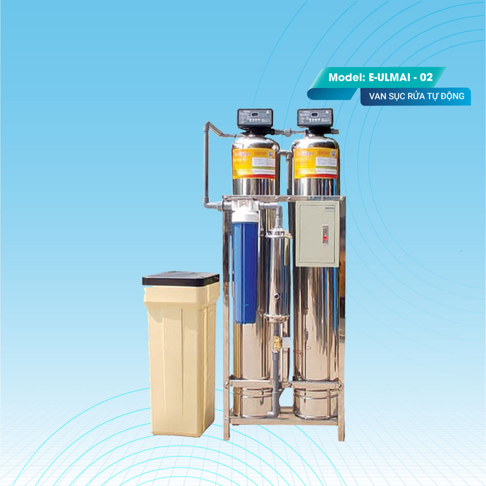 Máy lọc tổng sinh hoạt 2 cột van tự động E-ULMAI-02