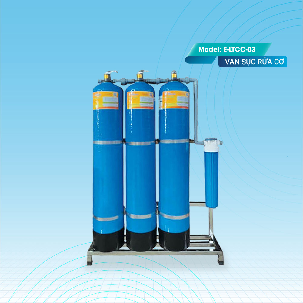 Máy lọc tổng sinh hoạt 3 cột van tay E-LTCC-03