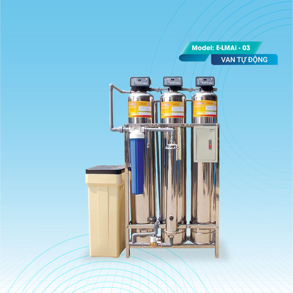 Máy lọc tổng sinh hoạt 3 cột van tự động E-ULMAI-03