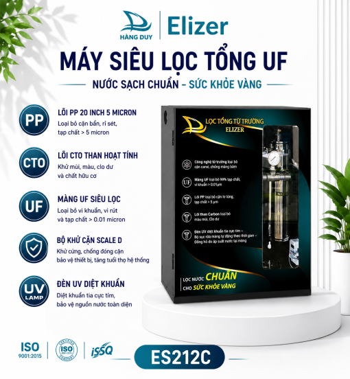 Máy siêu lọc tổng từ trường UF 5 cấp lọc