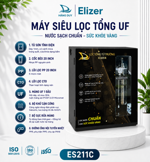 Máy siêu lọc tổng từ trường UF 4 cấp lọc