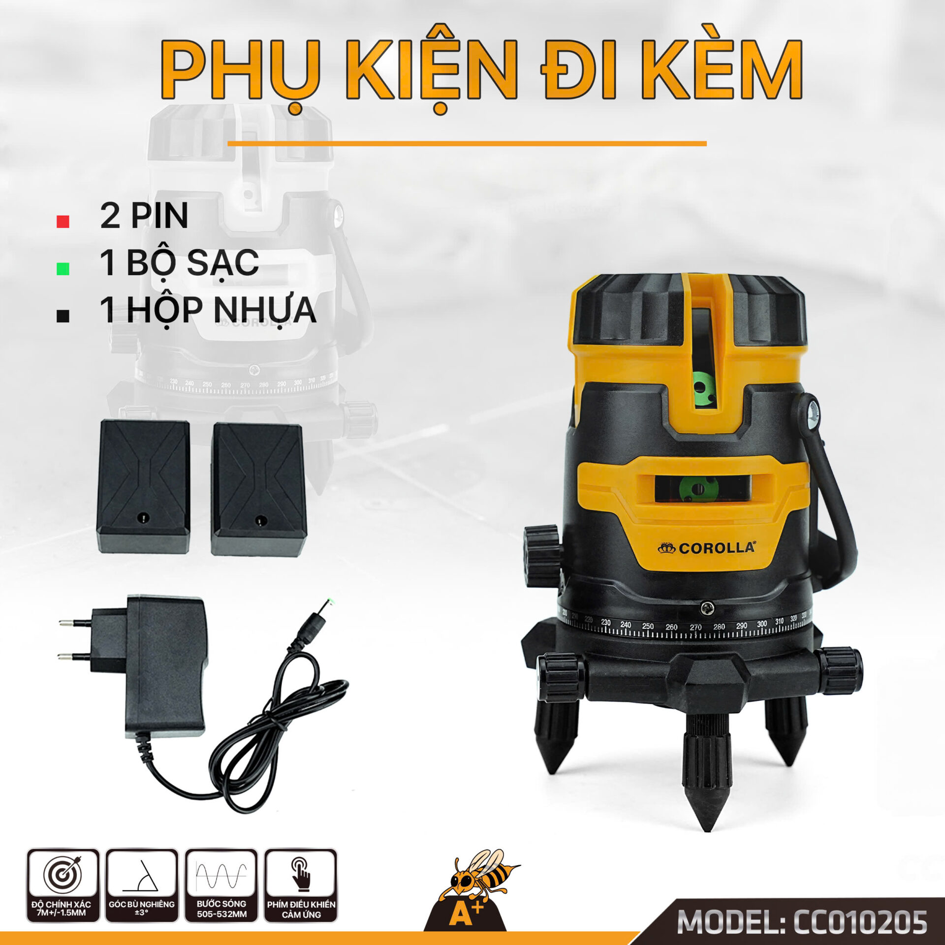 Thông số chi tiết Máy Cân Bằng Laser COROLLA CC010205