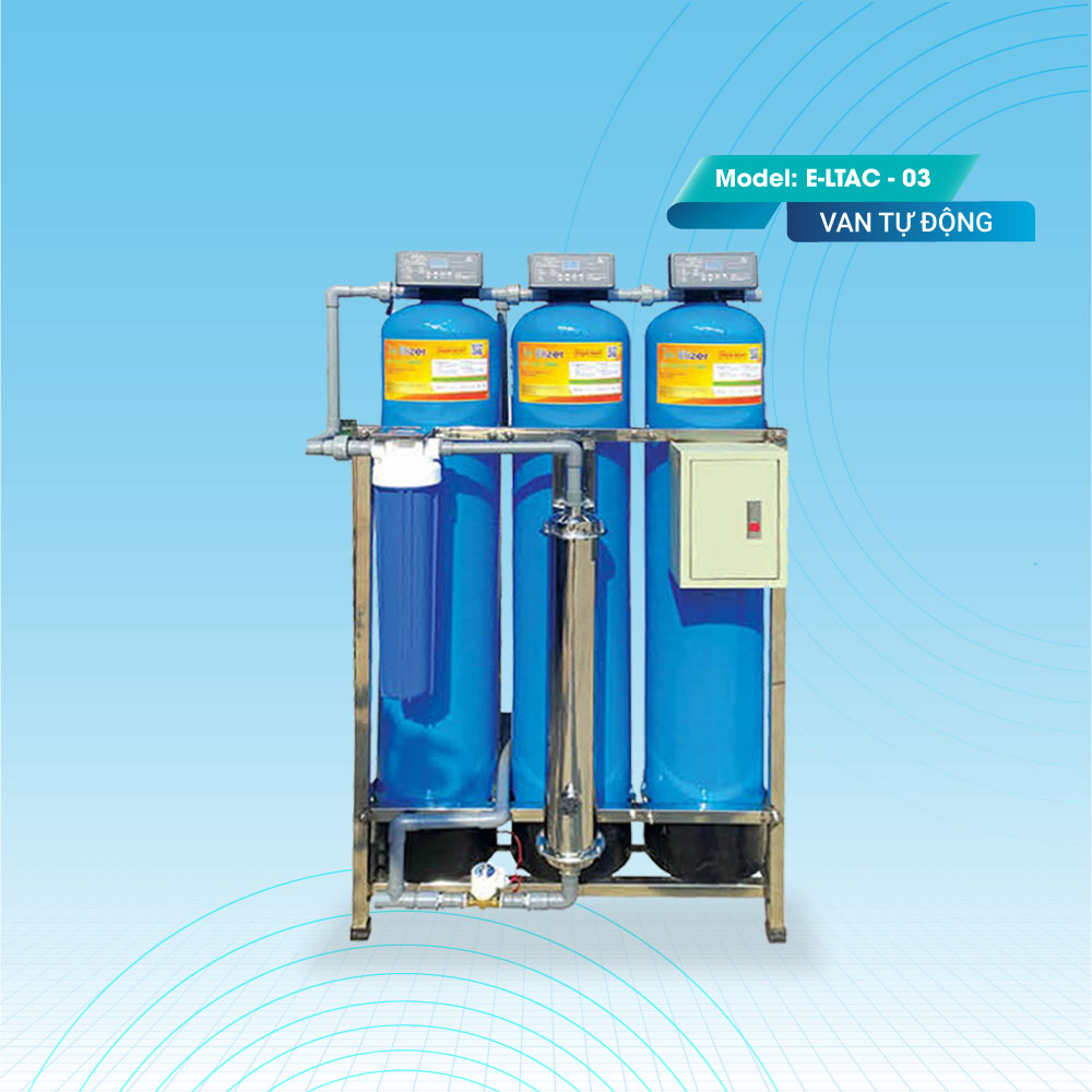 Máy lọc tổng sinh hoạt 3 cột van tự động E-ULTAC-03