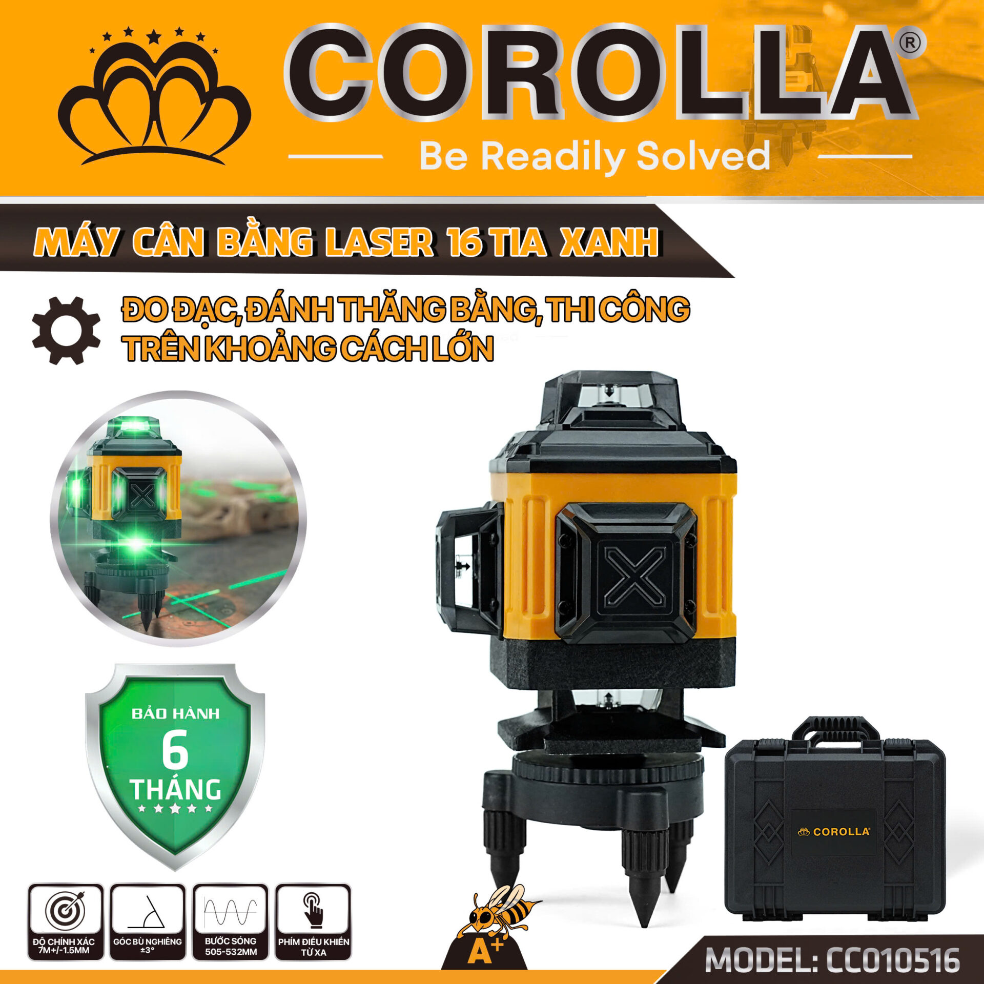 MÁY CÂN BẰNG LASER 16 TIA CC010516