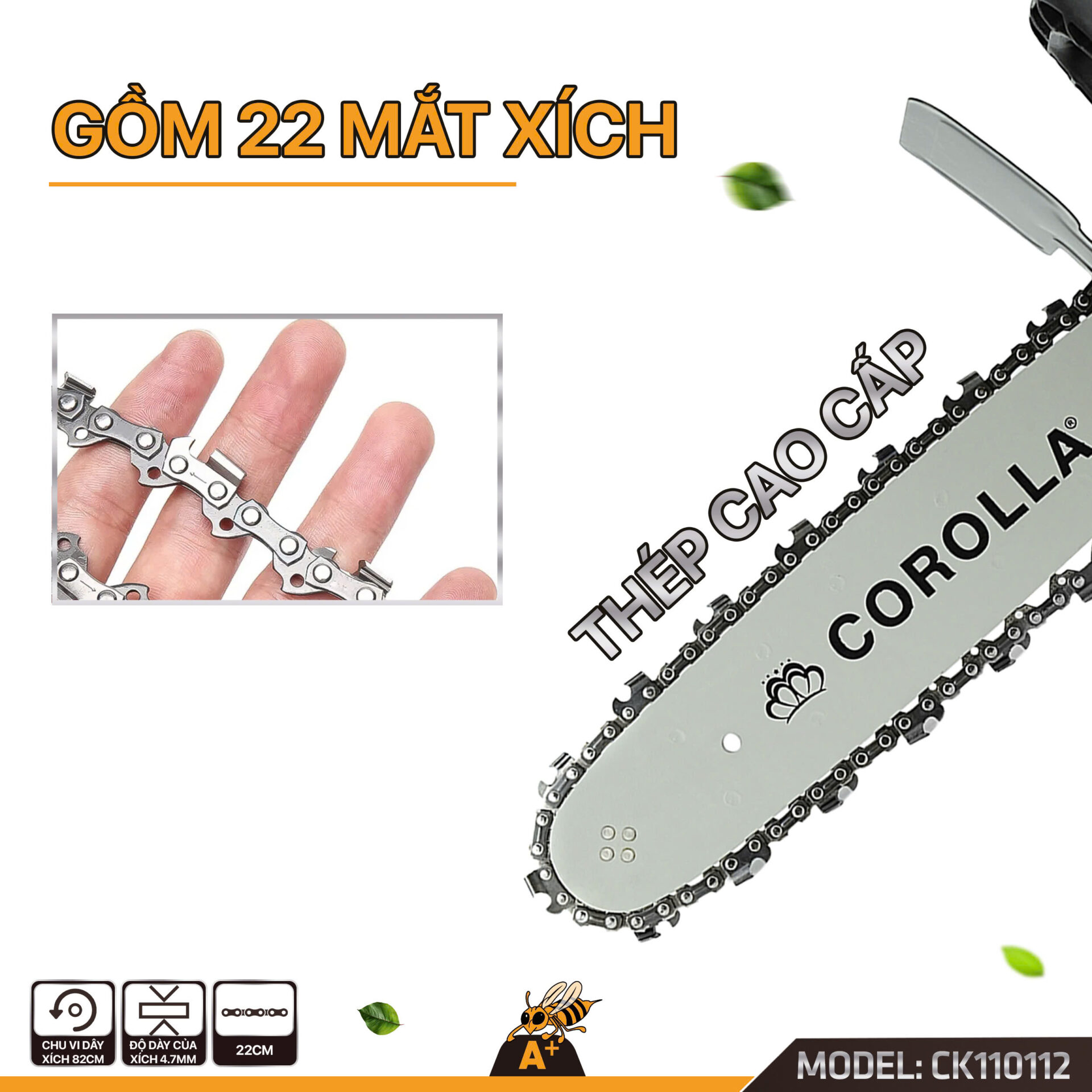 Chi tiết bộ lam xích CK110112