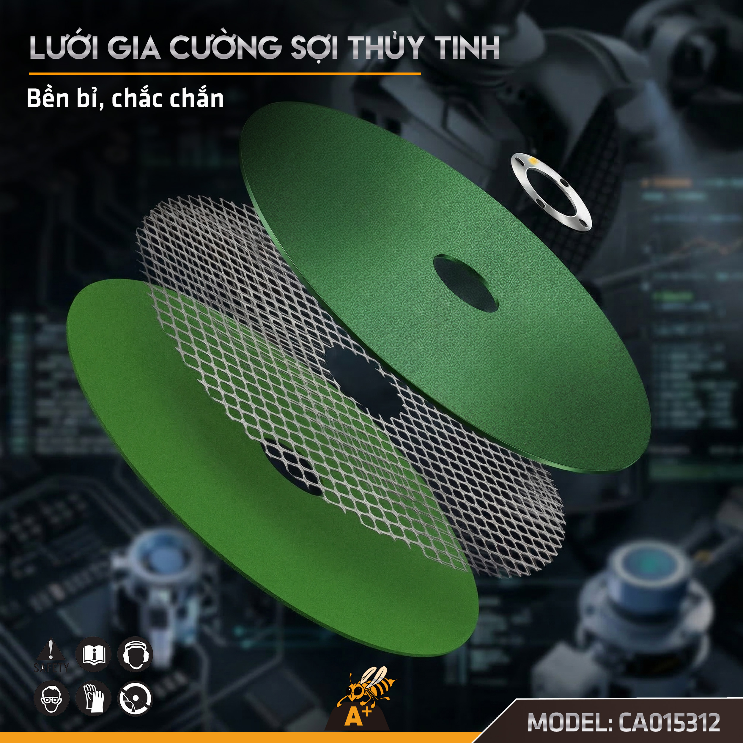 CA015312 Đá cắt kim loại Corolla 300mm