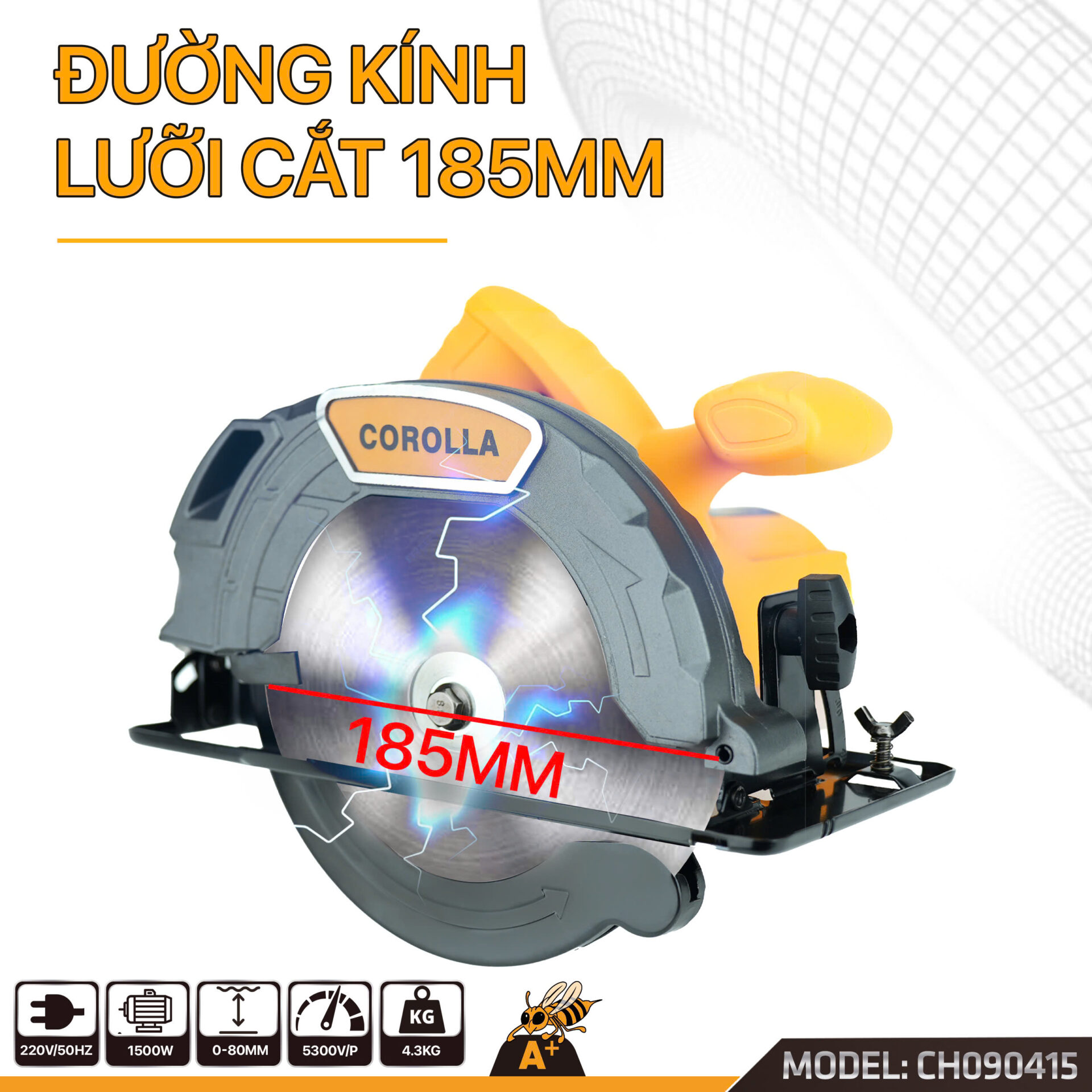 CH090415 – Máy Cắt Gỗ Cầm Tay 1500W