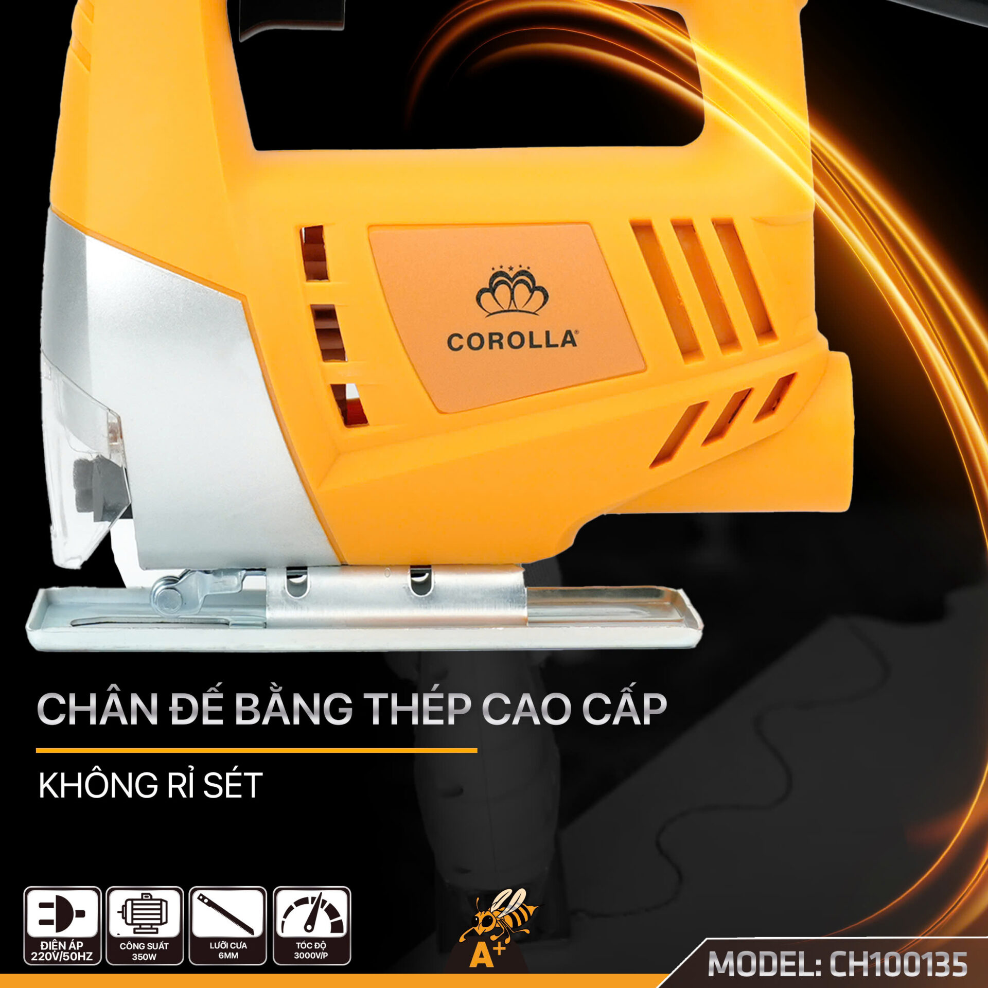 Đặc điểm thiết kế Máy Cưa Lọng Corolla 350W