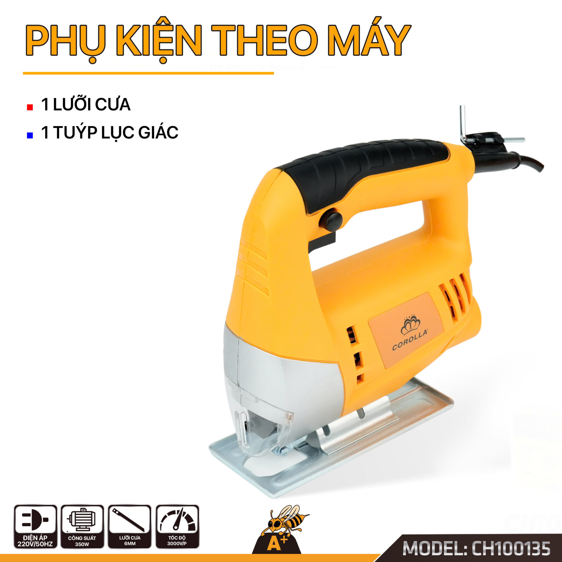 CH100135 – Máy Cưa Lọng Corolla 350W chính hãng