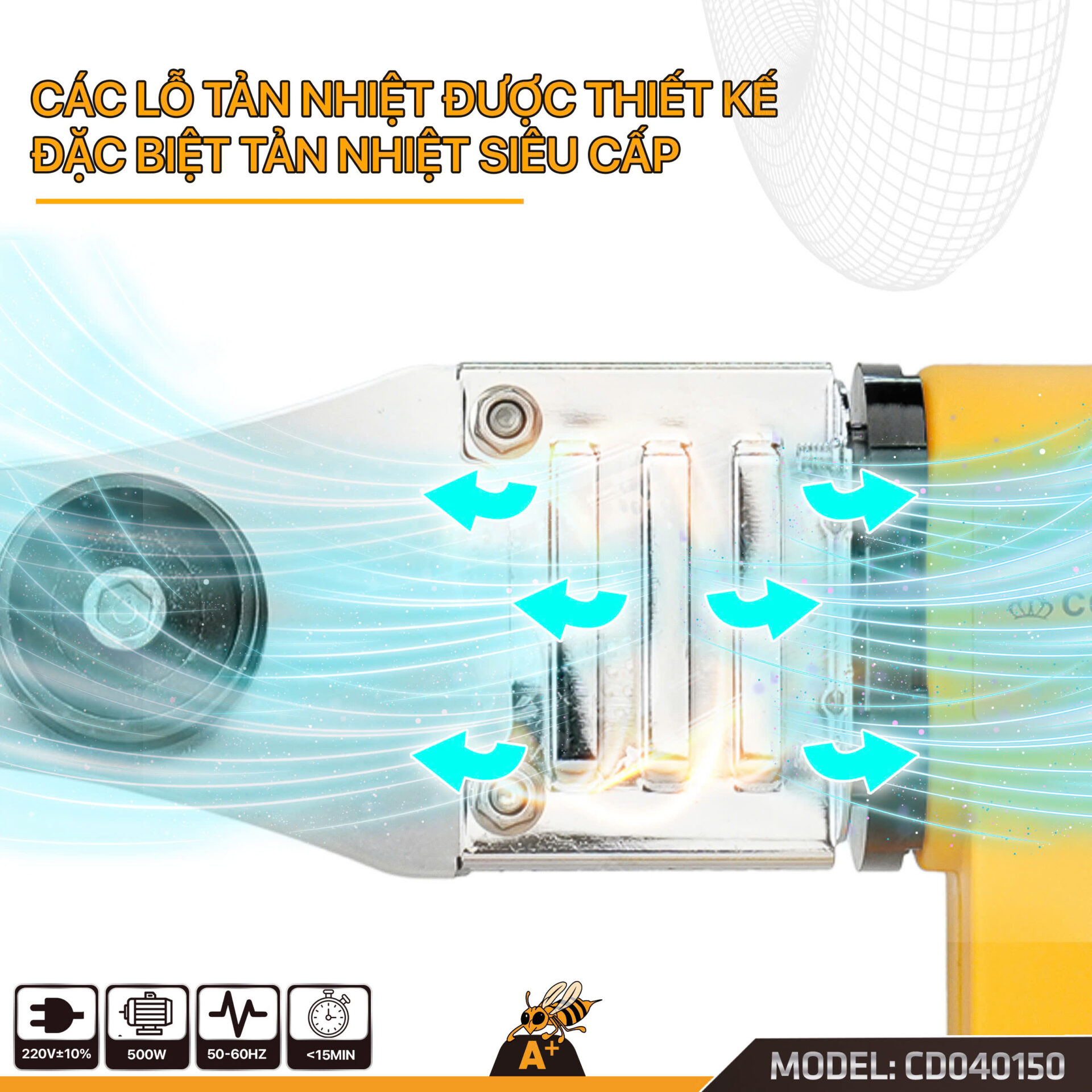 Đặc điểm cấu tạo máy hàn ống nhiệt Corolla CD040150