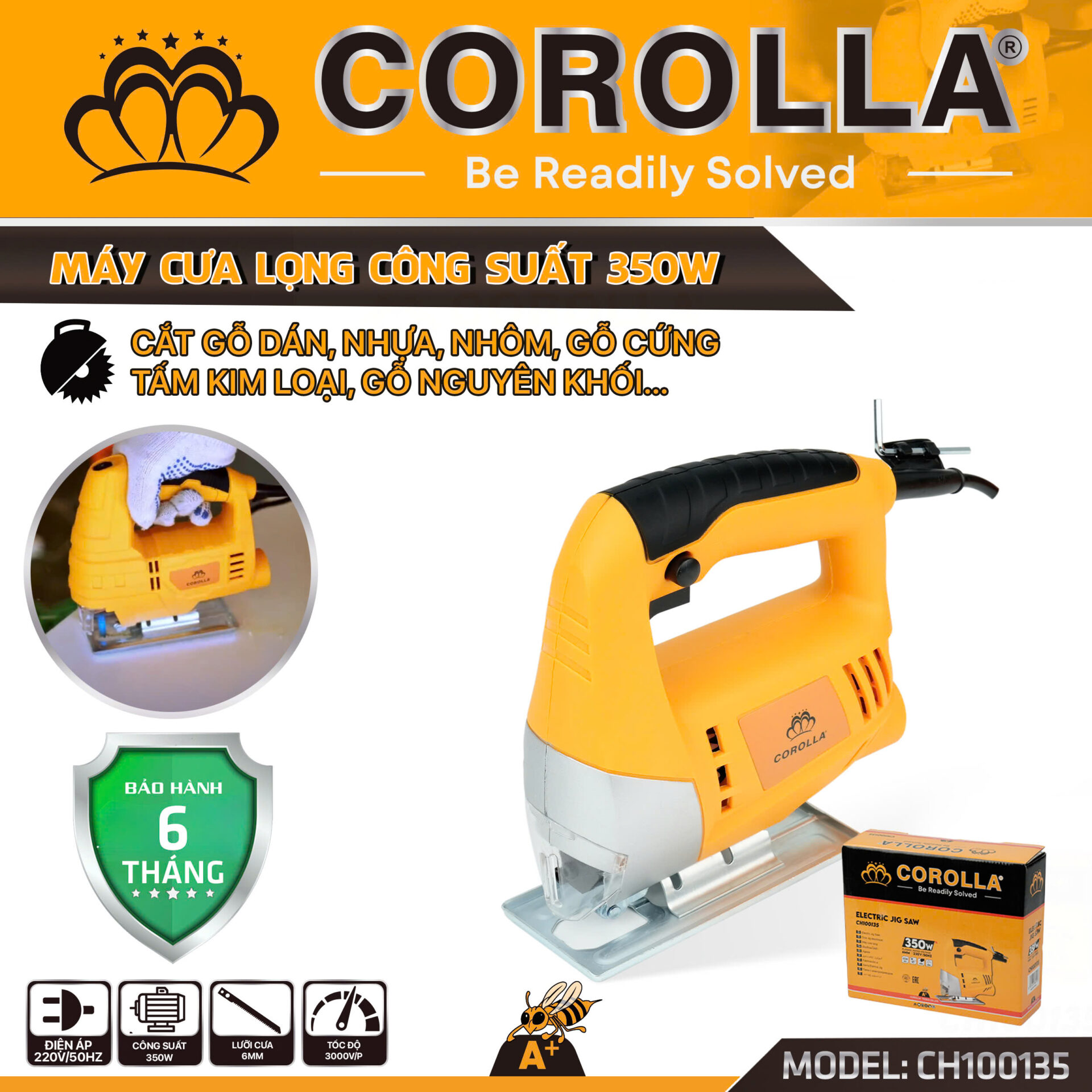 MÁY CƯA LỌNG COROLLA 350W CH100135